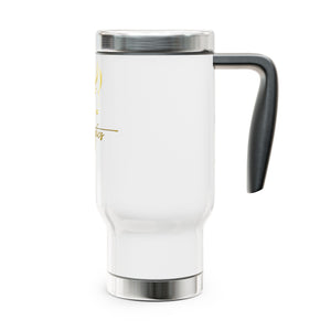 Stainless Steel Travel Mug with Handle, 14oz